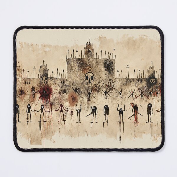 Item preview, Grim Procession In A Bleak Fortress designed and sold by landletsy.
