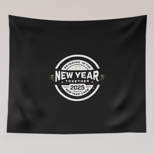 Item preview, Bringing in the New Year Together 2025 Crew Design designed and sold by JustBeeAwesome.