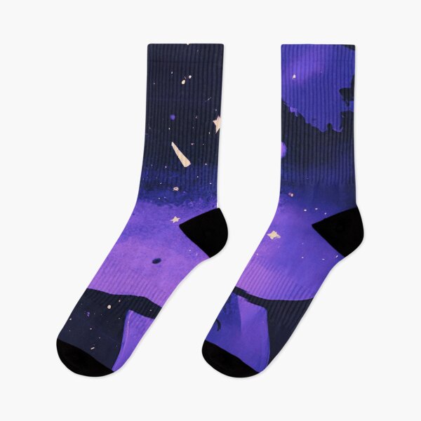 Item preview, A cat looking at the starry sky in night time 3 designed and sold by MerryCrown.