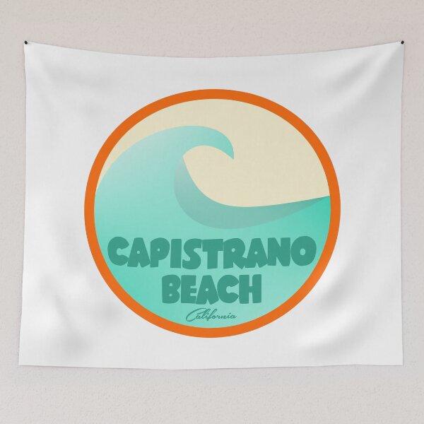 Item preview, Capistrano Beach California Retro designed and sold by bivenart.