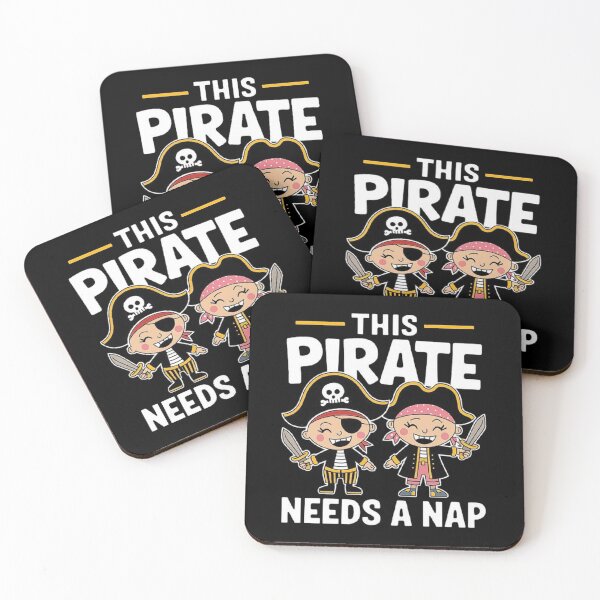 Item preview, Funny Pirate Nap Design - Cute Pirate Humor for Kids and Adults designed and sold by love3617.