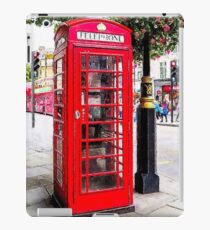 Red Phone Booth, London England iPad Case/Skin