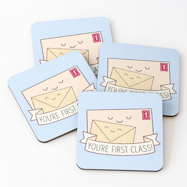 Item preview, First Class - Cute Letters designed and sold by BaconPancakes21.