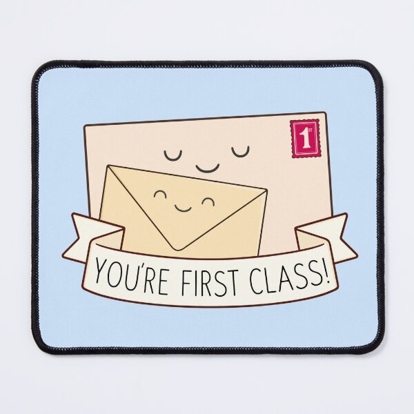 Item preview, First Class - Cute Letters designed and sold by BaconPancakes21.