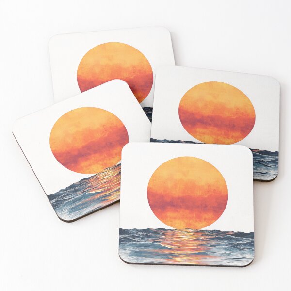 Item preview, Sunset Geometry designed and sold by KootenayDesigns.