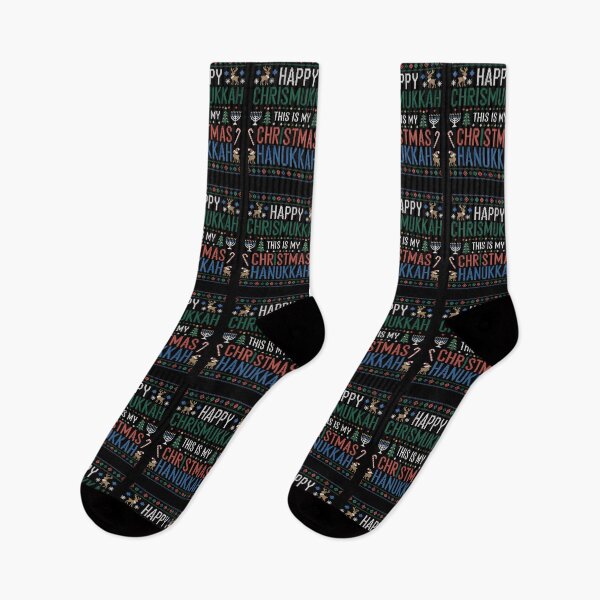 Item preview, Happy Chrismukkah This is My Christmas Hanukkah - A perfect gift for those who joyfully celebrate both Christmas and Hanukkah, combining traditions with humor and style. designed and sold by ZyziowskyArt.