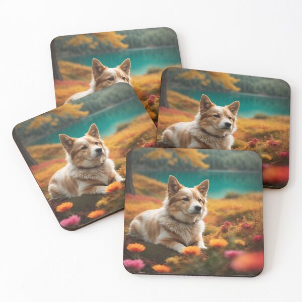Item preview, Dog in Nature designed and sold by Enchanting Art Vista.