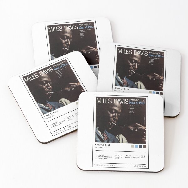 Item preview, Miles Davis - Kind Of Blue Album Artwork designed and sold by curseofkazar.