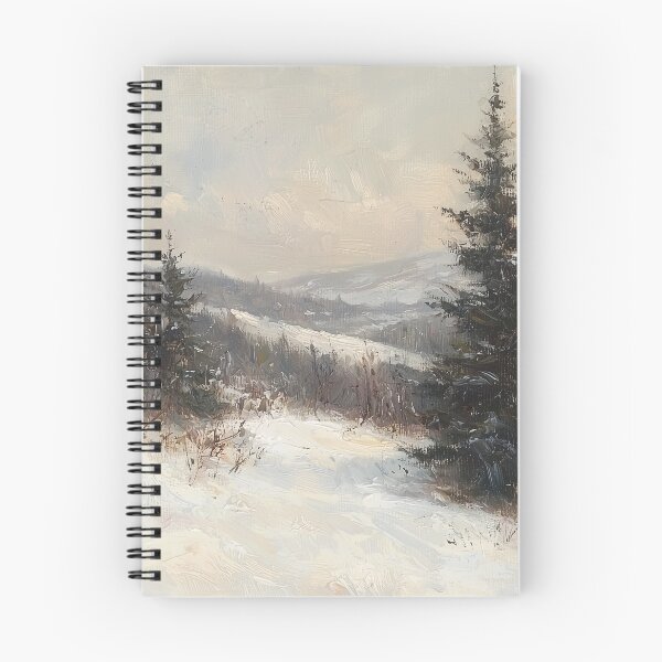 Artikelvorschau, Altmodisch, ölgemälde, von, winterlandschaft entworfen und verkauft von KootenayDesigns.