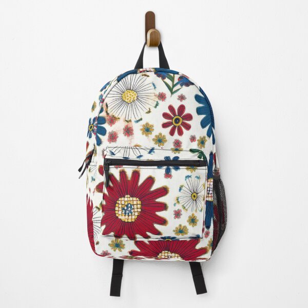 Item preview, White, Blue, Red, Green Daisies - Abstract designed and sold by sonjas.