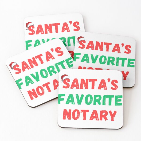 Item preview, Santa's Favorite Notary designed and sold by tommywvcacher.