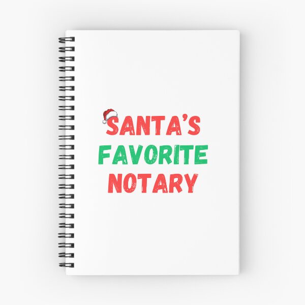 Item preview, Santa's Favorite Notary designed and sold by tommywvcacher.