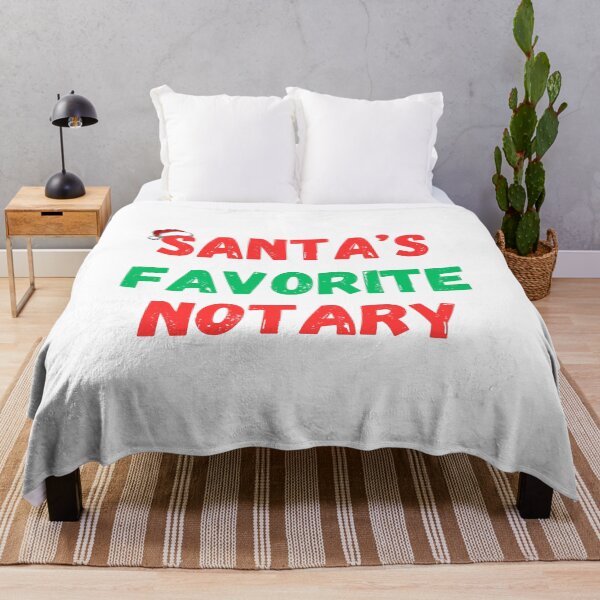 Item preview, Santa's Favorite Notary designed and sold by tommywvcacher.