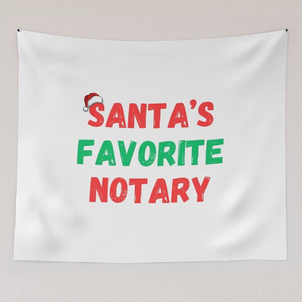 Item preview, Santa's Favorite Notary designed and sold by tommywvcacher.