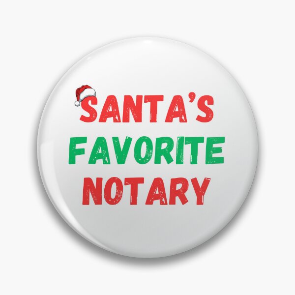 Item preview, Santa's Favorite Notary designed and sold by tommywvcacher.