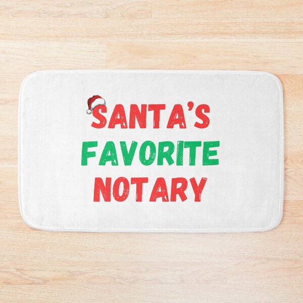 Item preview, Santa's Favorite Notary designed and sold by tommywvcacher.