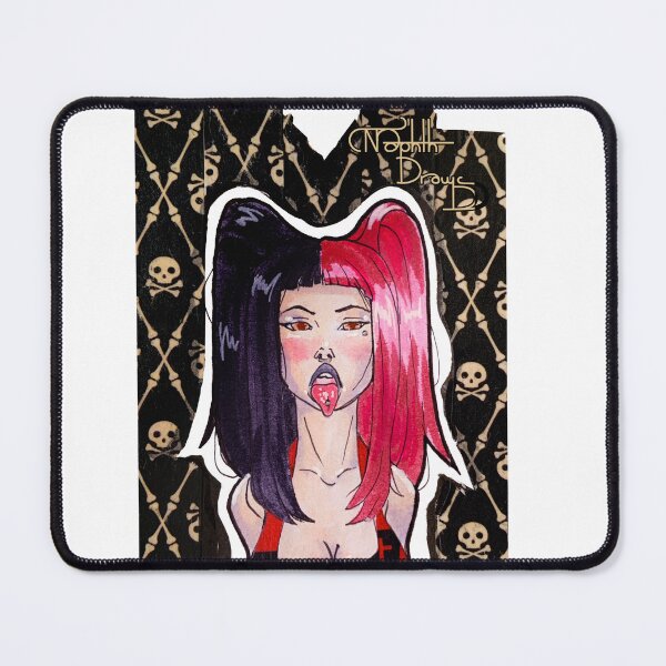 Item preview, Punky goth alternative anime girl with an attitude designed and sold by Naphth.