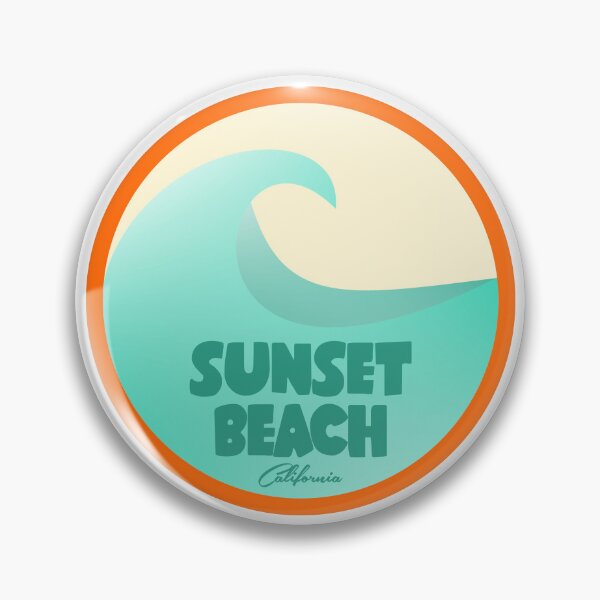 Item preview, Sunset Beach California Retro designed and sold by bivenart.