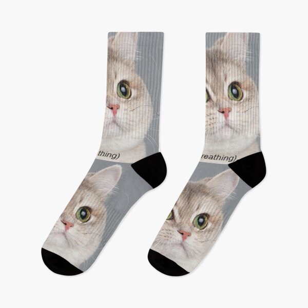 Item preview, Heavy Breathing Cat Meme designed and sold by delostantos.