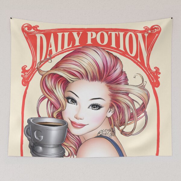 Item preview, coffe potion designed and sold by aliraweb.
