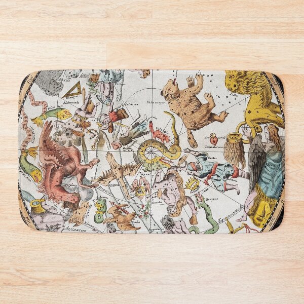 Item preview, Vintage Northern Hemisphere Constellation Map designed and sold by Antiquated Art.