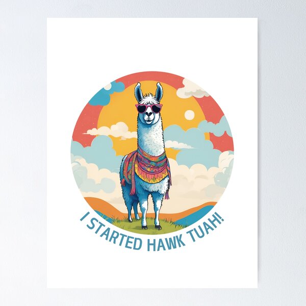 Item preview, I started hawk tuah! designed and sold by NicMacTees.