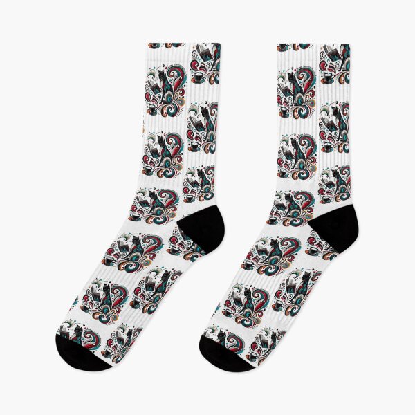 Item preview, Hot Chocolate Time Cocoa Cute black Cat Hot Chocolate Time designed and sold by Creat-Des.