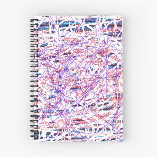 Item preview, Squiggles in purples, white and reds designed and sold by Emma  Amies.