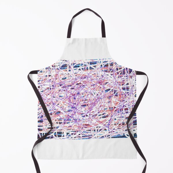 Item preview, Squiggles in purples, white and reds designed and sold by Emma Amies.