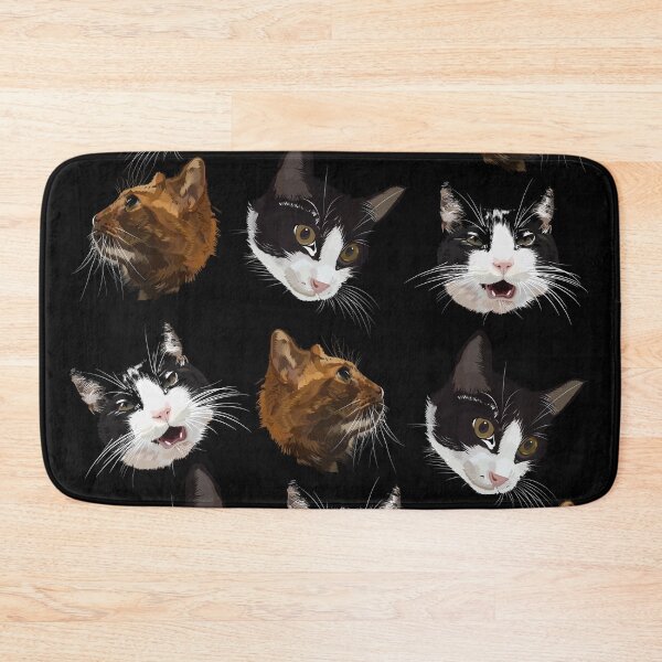 Item preview, Illustrated face of cats designed and sold by hateeyes.