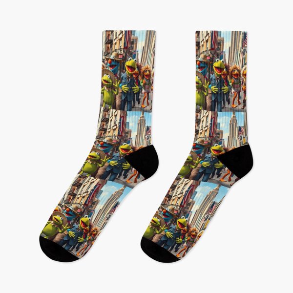 Item preview, Colorful Muppets USA Adventure design Swing Comedy Family designed and sold by ART ATTACK ZONE.
