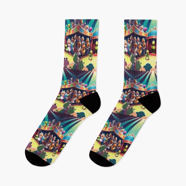Item preview, Circus Colorful Muppets Adventure design Swing Comedy Family designed and sold by ART ATTACK ZONE.