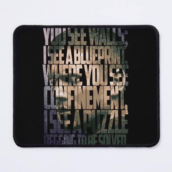 Item preview, Michael Scofield Bold Motivational Typography with Camouflage Design designed and sold by Enea Kelo.