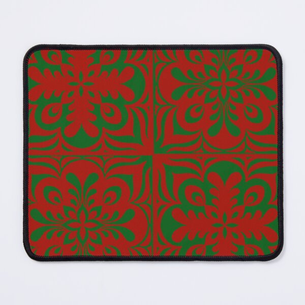 Item preview, Christmas red and green tile designed and sold by Phoebew03.