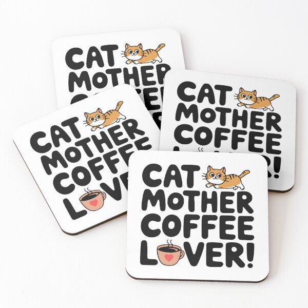 Item preview, Cat Mother Coffee Lover! Cute Cat Coffee designed and sold by PMCreative.
