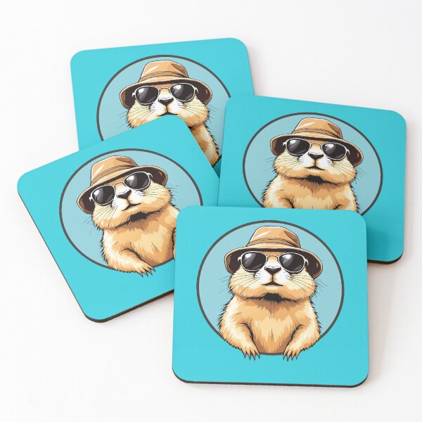 Item preview, Prairie Dog Wearing Sunglasses Animal Wildlife Prairie Dog -  designed and sold by PurpleLoveStore.