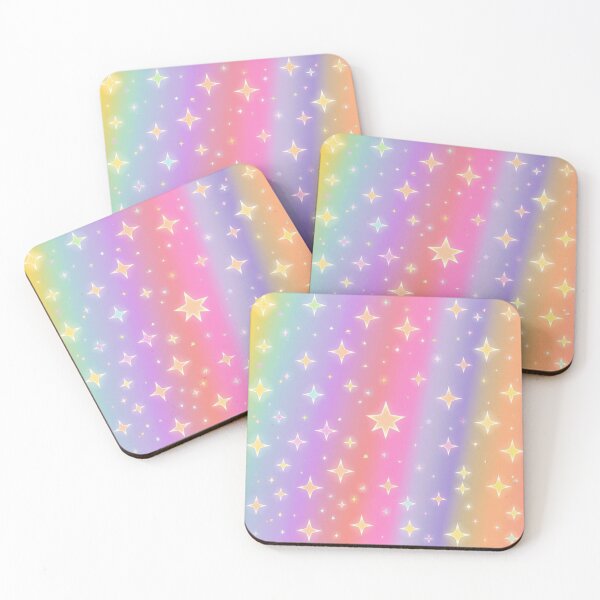 Item preview, Rainbow Sparkle Shiny Stars designed and sold by vstronaut1.
