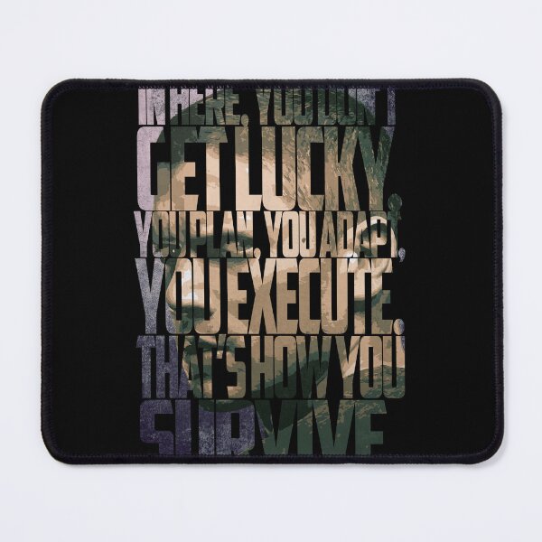 Item preview, Michael Scofield Bold Motivational Typography with Camouflage Design designed and sold by Enea Kelo.