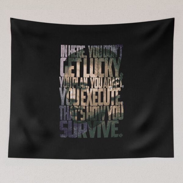 Item preview, Michael Scofield Bold Motivational Typography with Camouflage Design designed and sold by Enea Kelo.