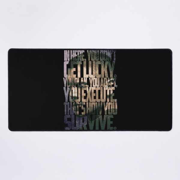 Item preview, Michael Scofield Bold Motivational Typography with Camouflage Design designed and sold by Enea Kelo.