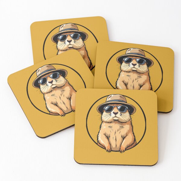Item preview, Prairie Dog Wearing Sunglasses Animal Wildlife Prairie Dog -  designed and sold by PurpleLoveStore.