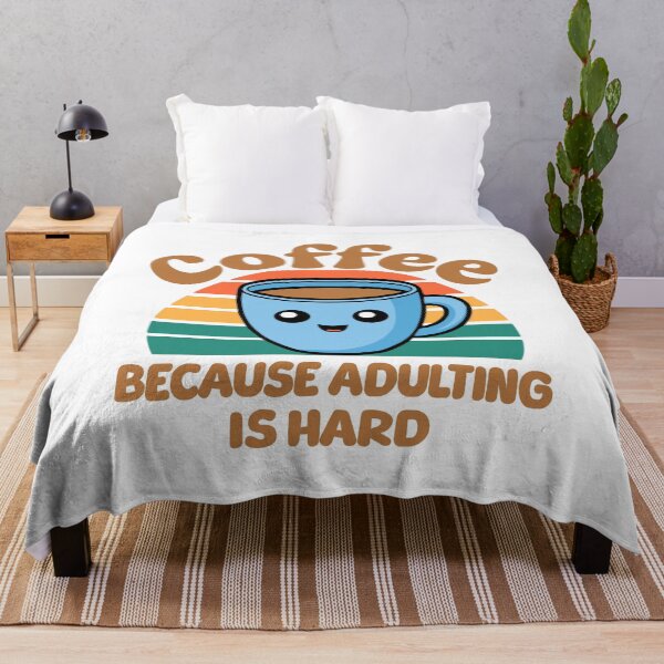 Item preview, Coffee Because Adulting Is Hard! Cute Coffee Mug designed and sold by PMCreative.