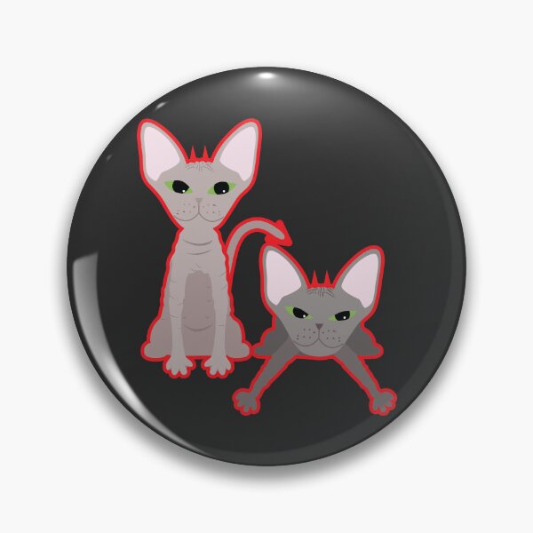 Artikelvorschau, Sphinxkatze Hannu & Horus entworfen und verkauft von uncutcreations.