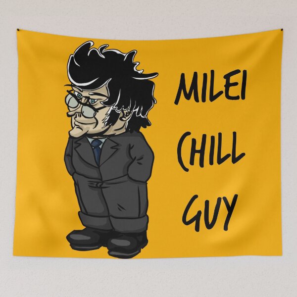 Item preview, Javier Milei Chill Guy Vibes Color version 2 designed and sold by MechanicalART.
