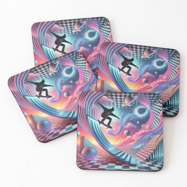 Item preview,  Infinity Grind: A Surreal Skateboarding Odyssey designed and sold by bb-tees-by-mlee.