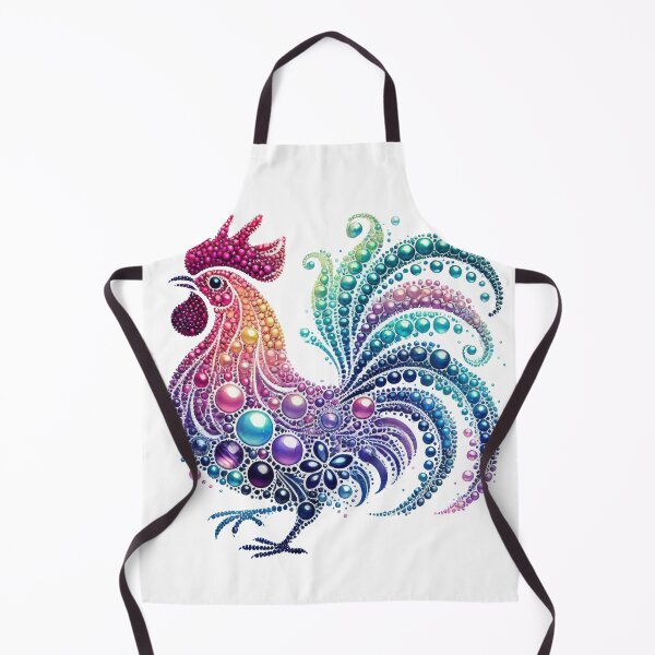 Item preview, Jewel-Encrusted cute rooster with Elegant Details designed and sold by ideandesign.