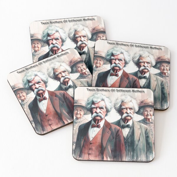 Item preview, Twain Brothers Of Different Mothers designed and sold by Rick London Gifts.