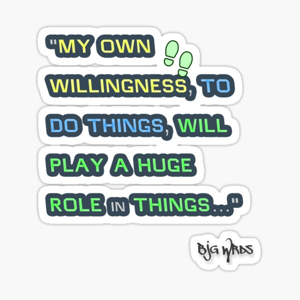 Item preview, "MY OWN ..." Quote 12/09/2024 designed and sold by BJGWRDS.