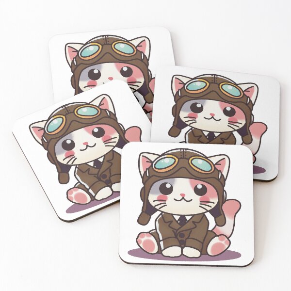 Item preview, Pilot Kitty: The Flying Ace designed and sold by PieChocolate.