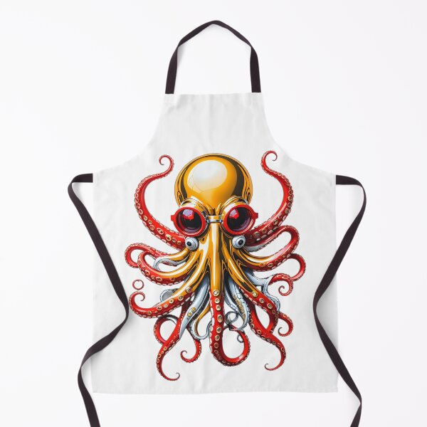 Artikelvorschau, Super, bunter Silber-Gold-Oktopus entworfen und verkauft von Dan9010.